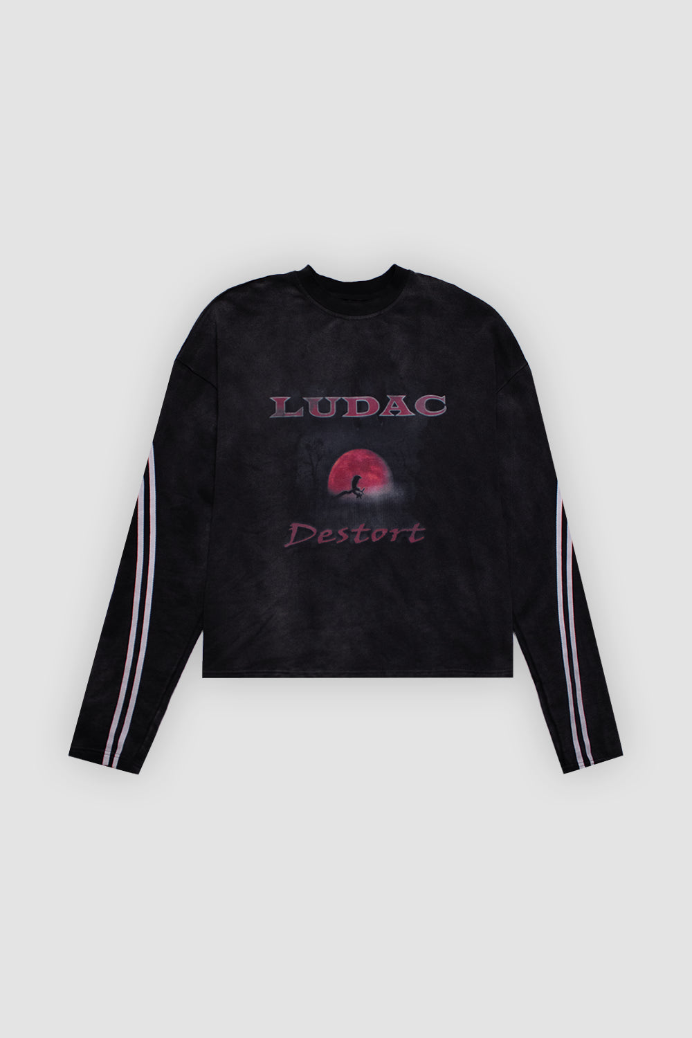 Washed Black Destort Longsleeve