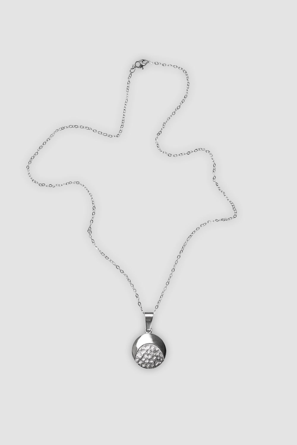 Stainless Steal Halfmoon Necklace