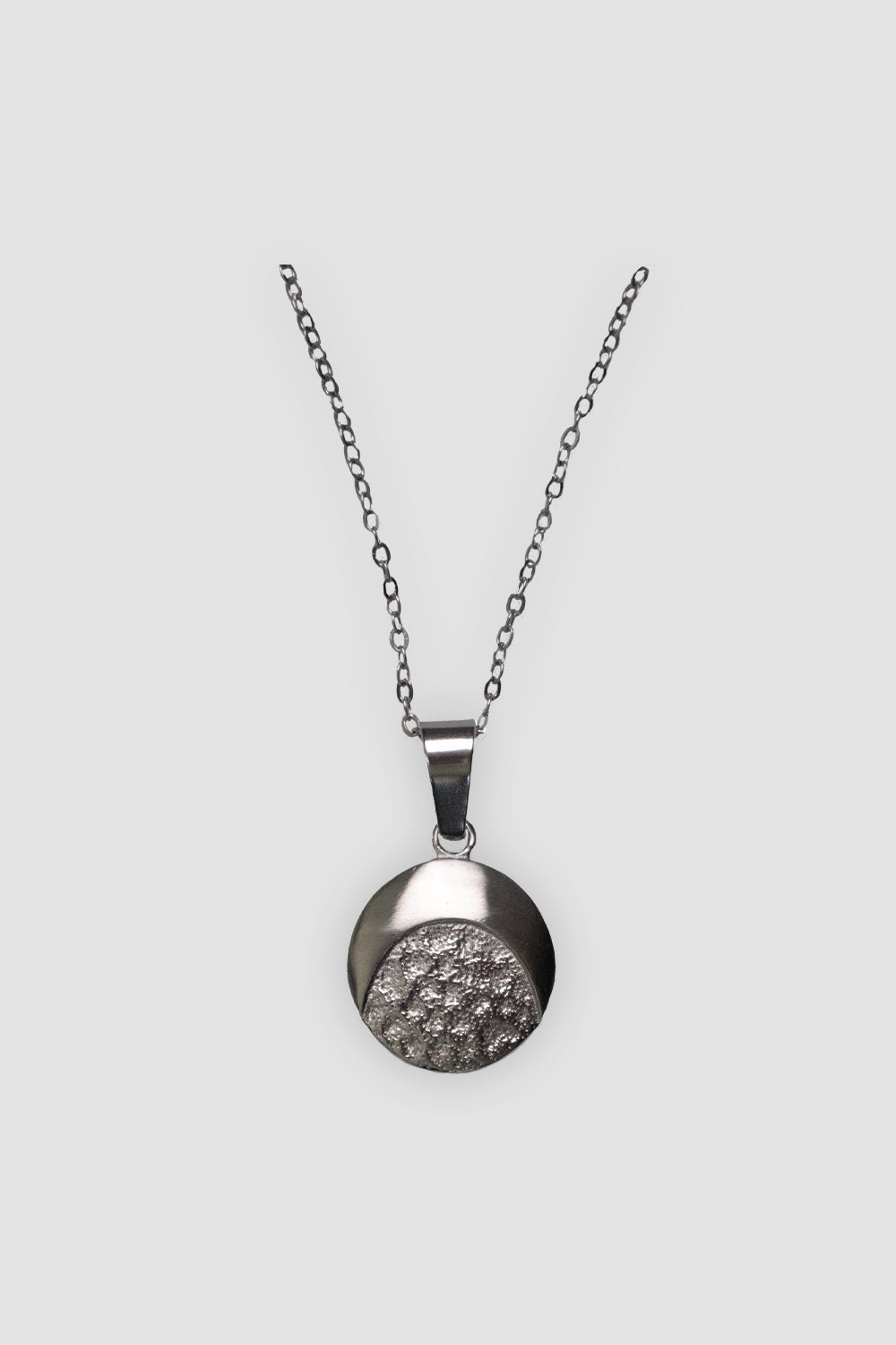 Stainless Steal Halfmoon Necklace