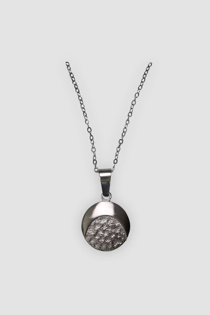 Stainless Steal Halfmoon Necklace